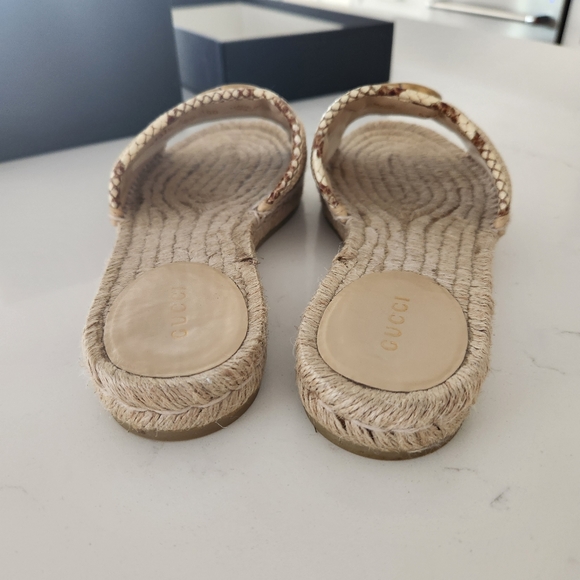 GUCCI GG espadrille sandals - Picture 10 of 10